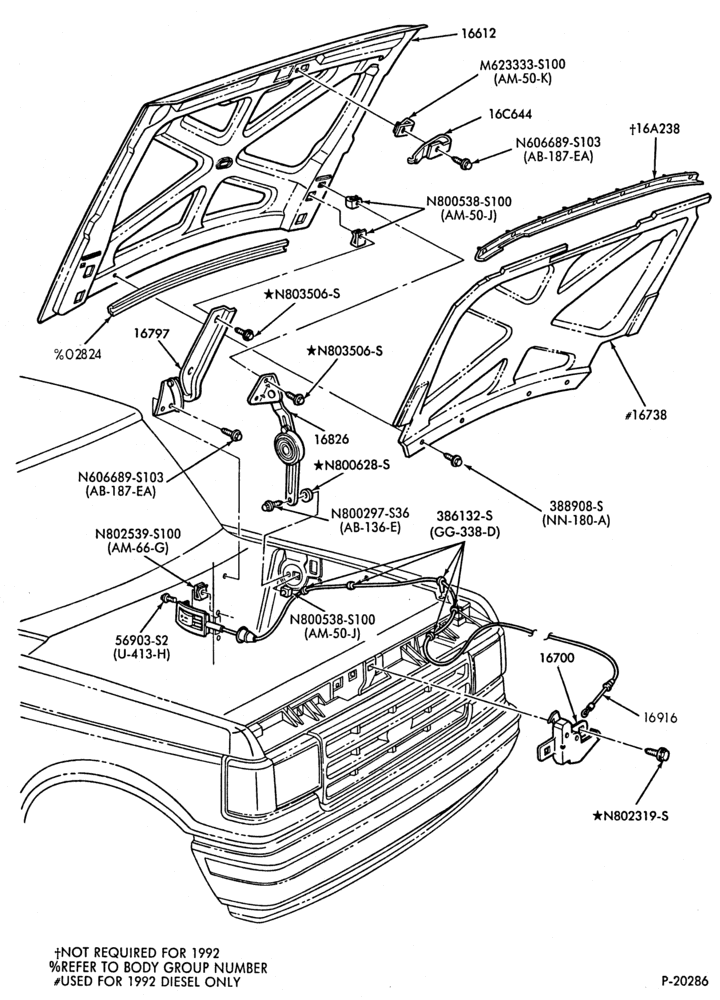 160 - HOOD-Hood parts-F150/350,F(Super Duty)