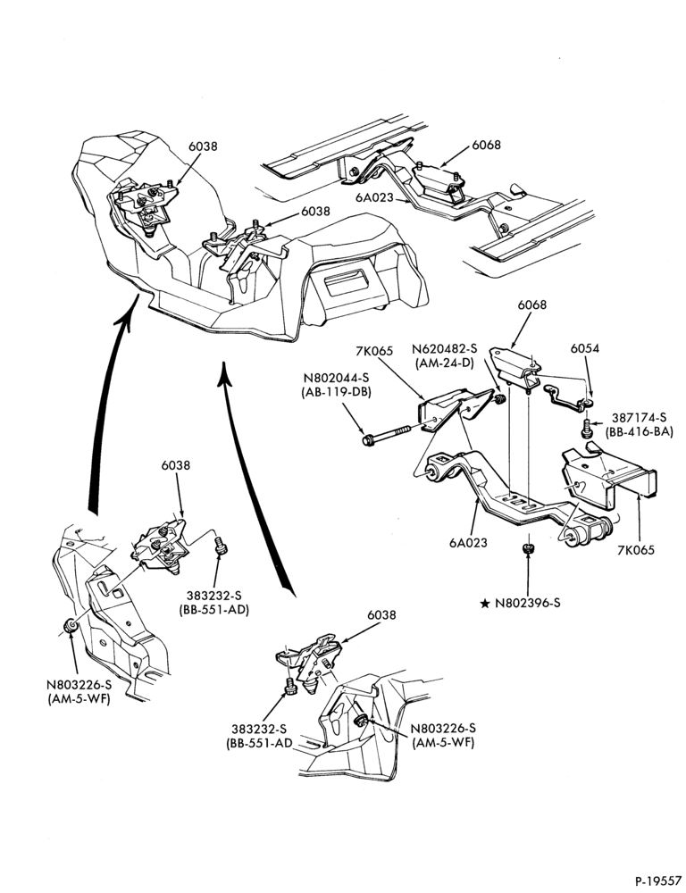 60.1 - 8 CYL. 5.0L (302 C.I.D.)-F (Mustang - exc. convertible) & J (Capri)