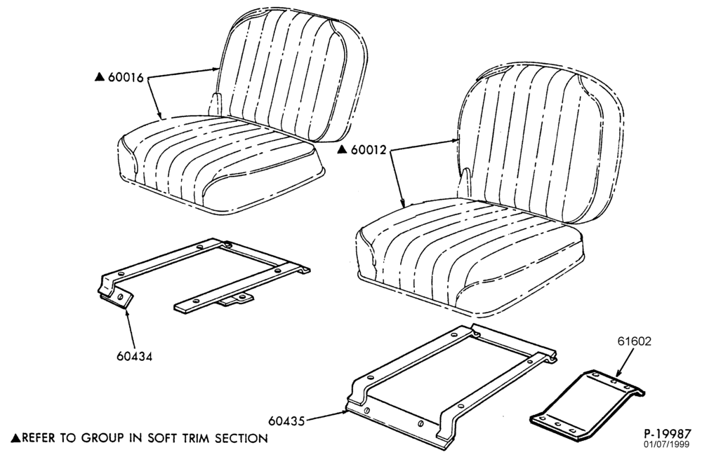 600 - SEATS AND SEAT BELTS-Risor asy. - Bostrom Viking T-Bar seat-F-FT600/900