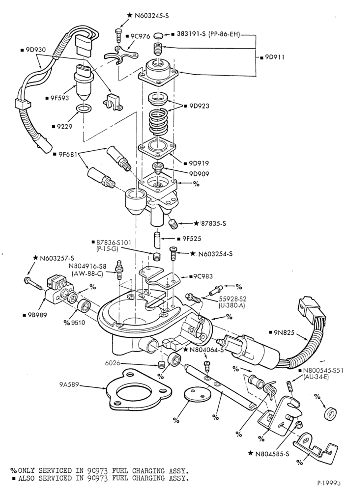 95 - AIR CLEANER-Carburetor - T.B.I.