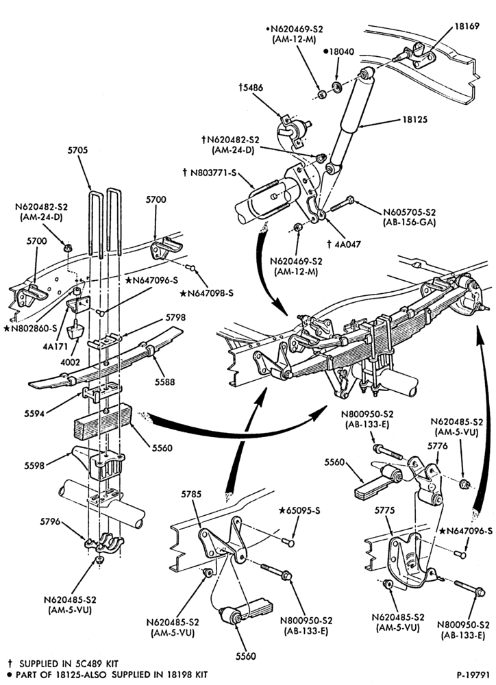 EXHAUST-Rear suspension - chassis cab-F350