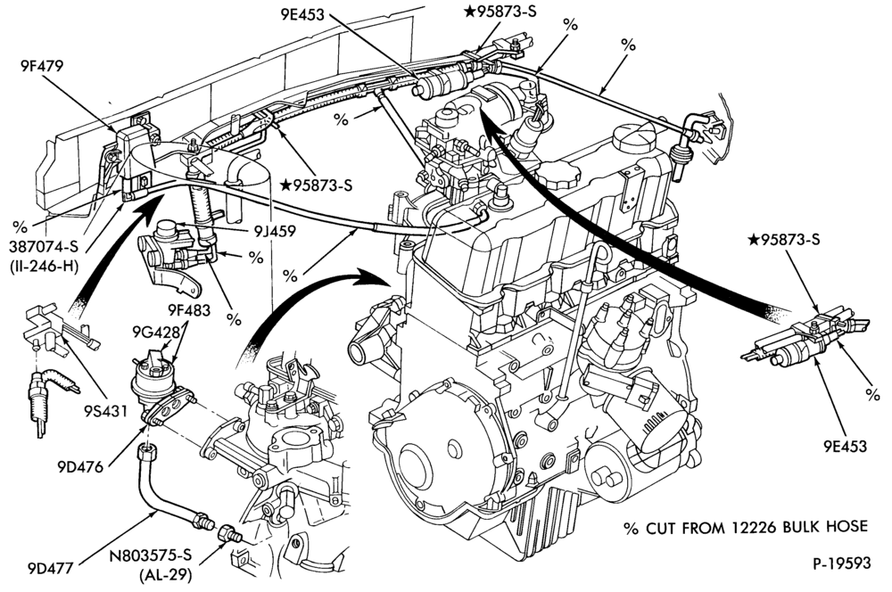 94.4 - 4 CYL. 2.5L (153 C.I.D.) HSC-recirculation (E.G.R.)- All
