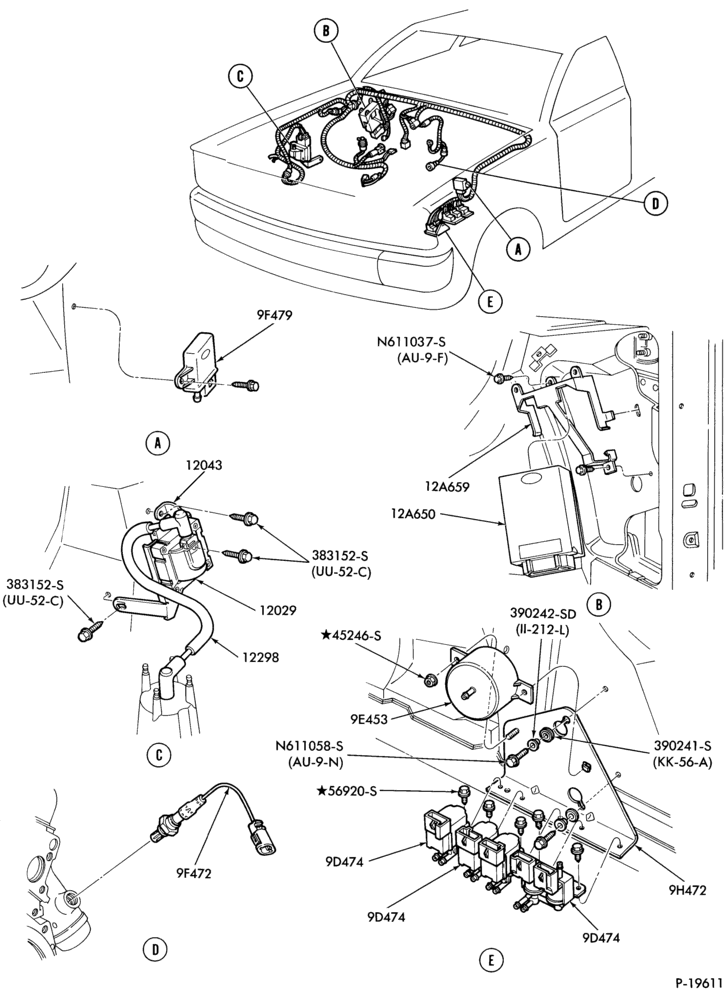 94.9 - 8 CYL. 5.0L (302 C.I.D.)-Electronic engine control (E.E.C.)