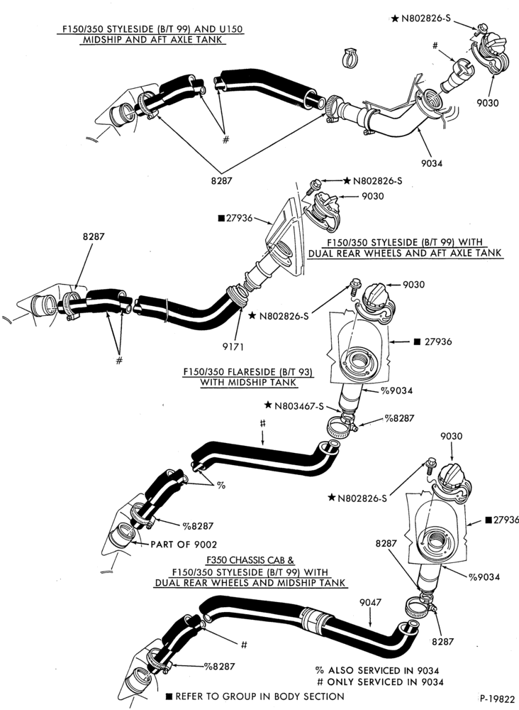 90.1 - 8 CYL. 7.3L (446 C.I.D.)-DIESEL-F250/350, F(Super Duty)