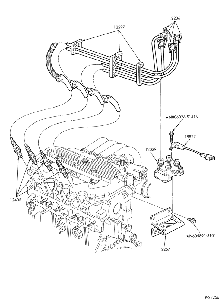 120 - DISTRIBUTOR AND IGNITION SYSTEM-Distributor - 4 cyl. 1.9L