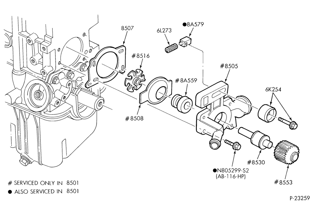 80 - RADIATOR, GRILL AND COOLING-WATER PUMP - 4 cyl. 1.9L