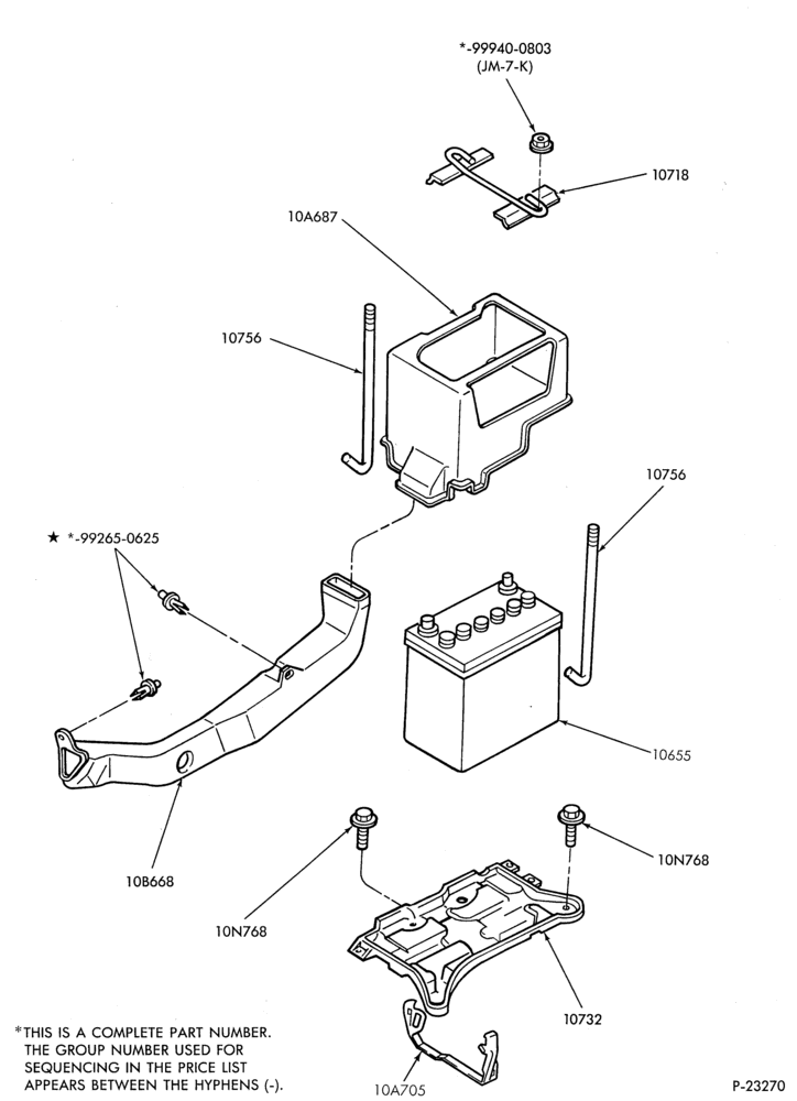 ALTERNATOR, INSTRUMENT CLUSTER, BATTERY-Battery installation and related parts