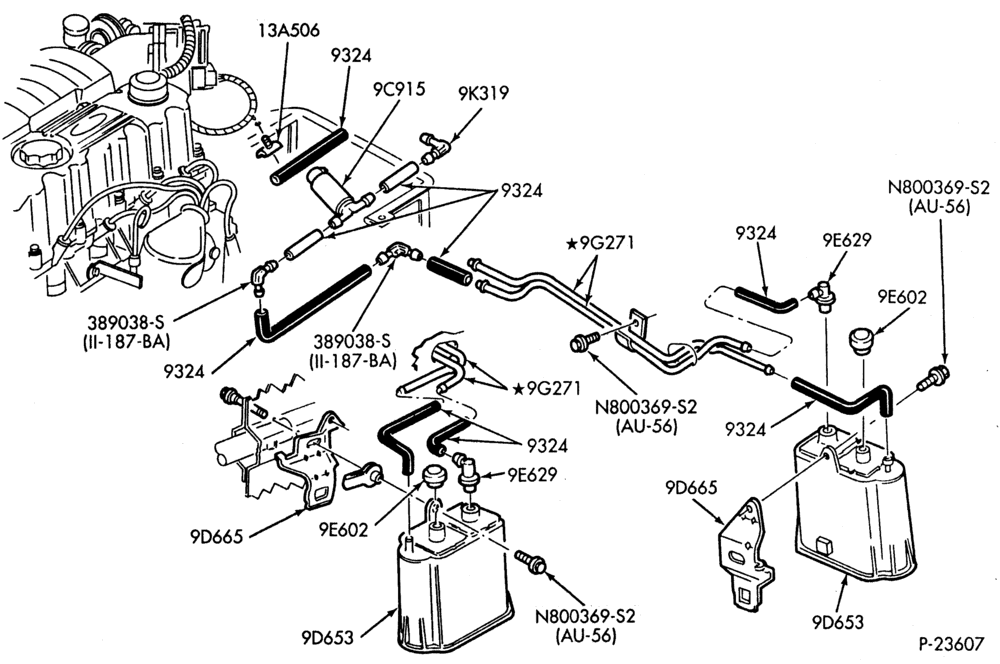 96.1 - AIR CLEANER-Fuel vapor canister and related parts