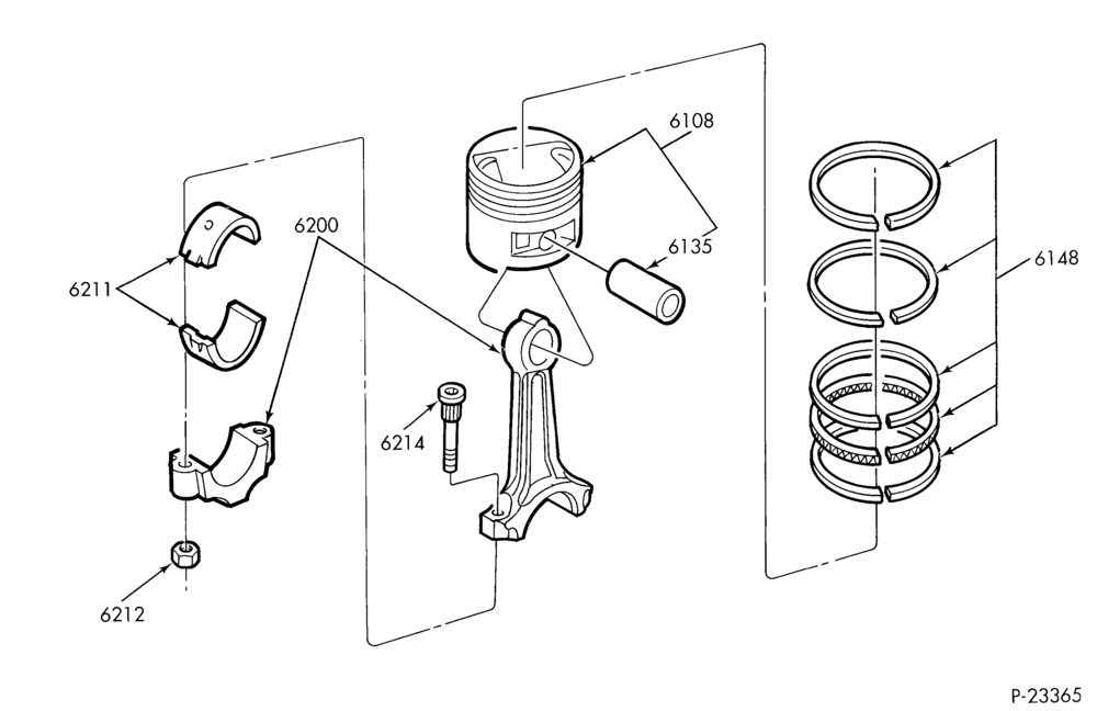 ENGINE-Piston, crankcase and related parts