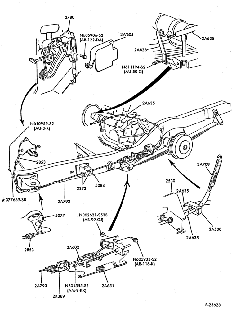 BRAKES-Parking brake system-B