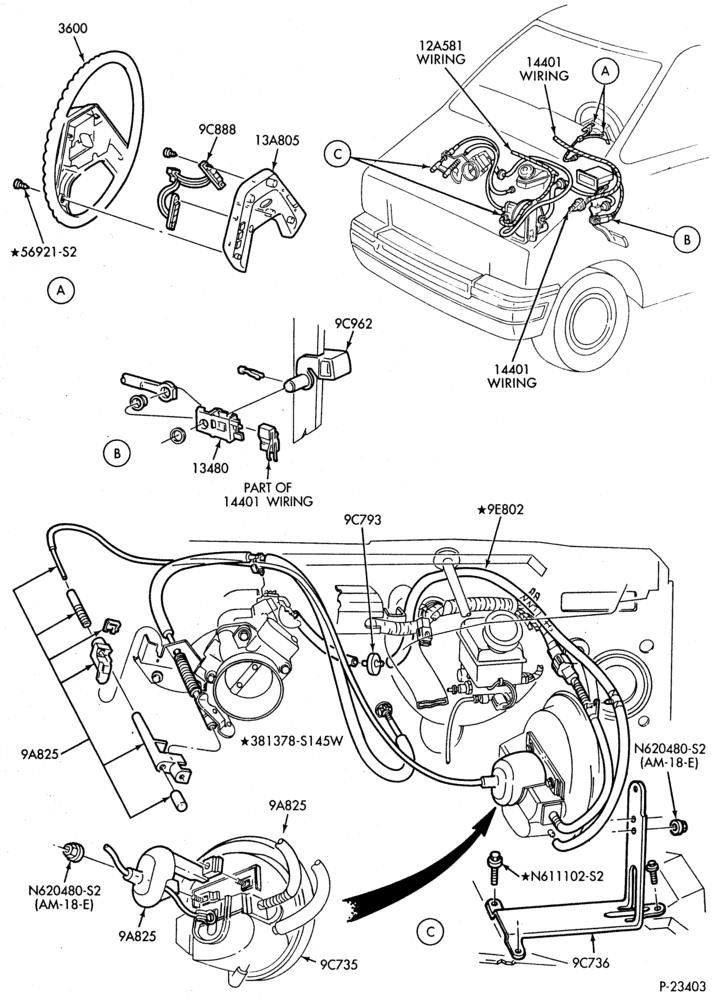97.1 - 6 CYL. 4.0L - OHV-Speed control - factory installed