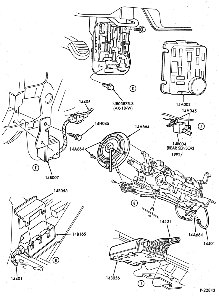140.4 - ELECTRICAL SYSTEMS-Air bag module, sensors & wiring - Page B