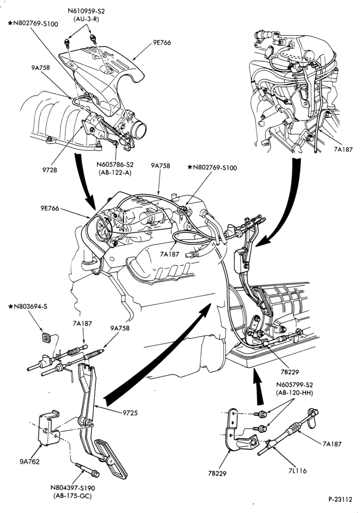 97 - AIR CLEANER, CHOKE, ACCEL, SPEED CONTROL-Accelerator & transmission linkage