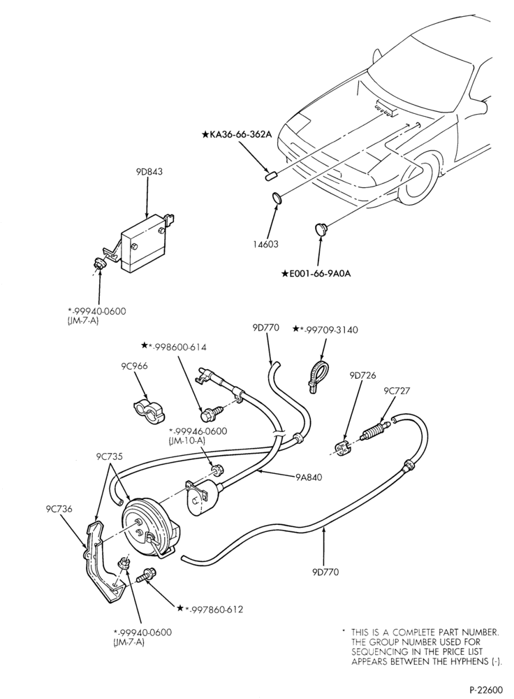 97.1 - 6 CYL. 3.0L-Speed control - production installation
