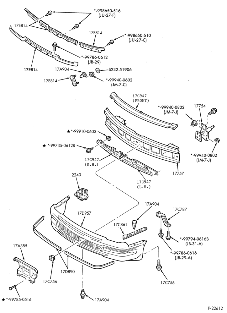 176 - SPEEDOMETER, BUMPERS, MIRRORS AND WIPERS-Bumper - front - GT