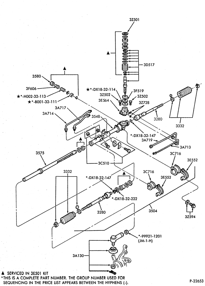 35.1 - POWER STEERING SYSTEM-Steering linkage