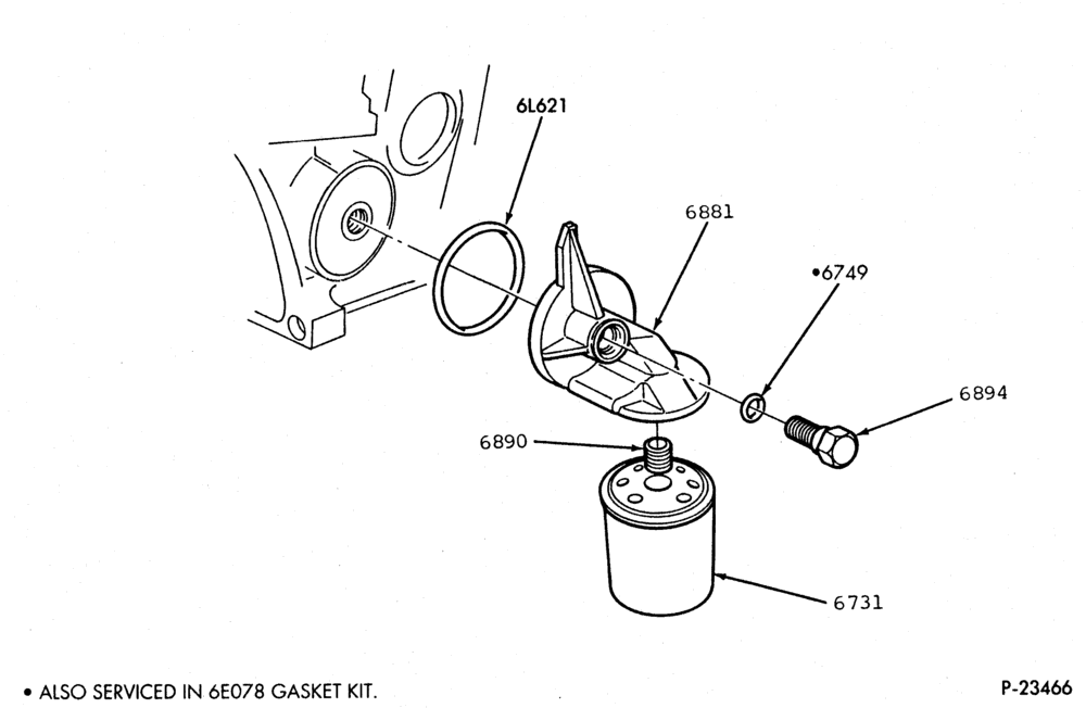 Oil filter & related parts-B