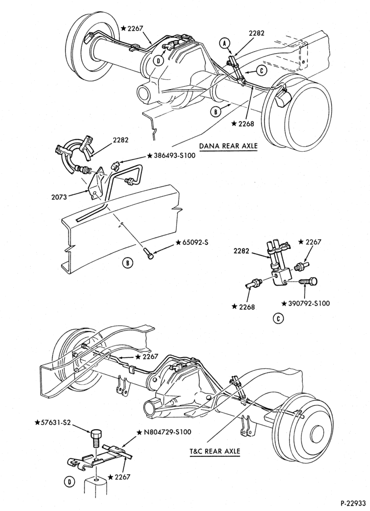 BRAKES-Brake system - with anti-lock - Page B-E150/350