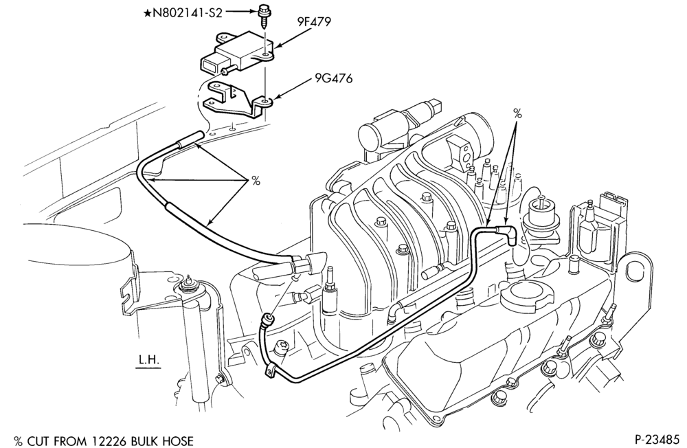 94.5 - 6 CYL. 3.0L - EXC. SHO-Sensors & related parts