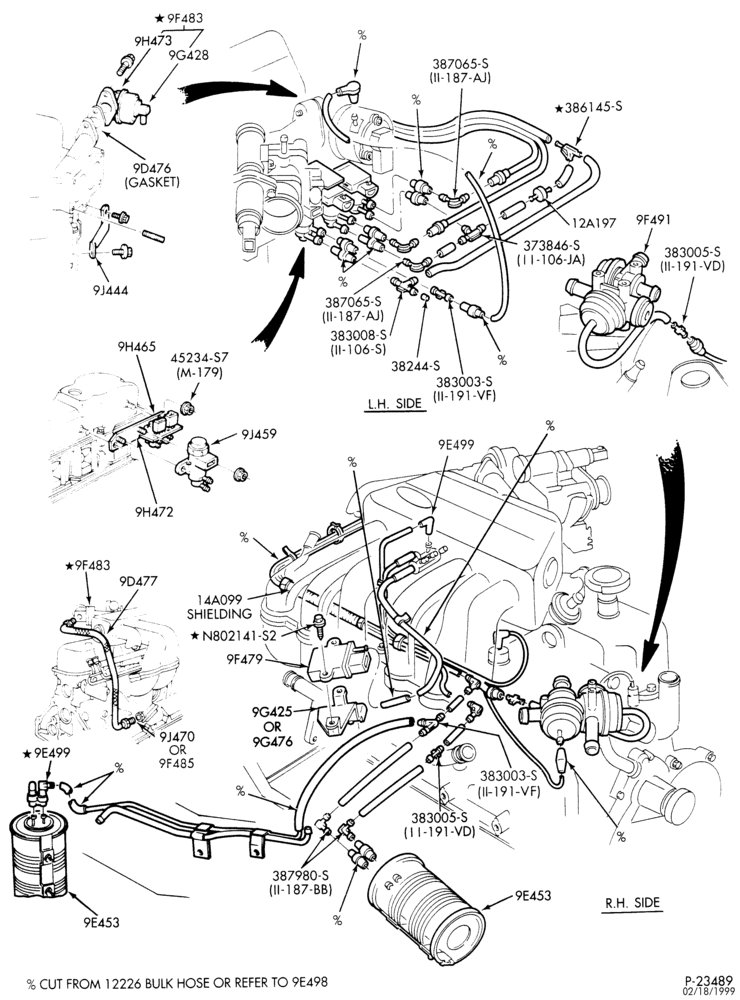 94.1 - 6 CYL. 4.9L - GAS-Emission system - exhaust gas recirculation (E.G.R.) - E250/350 - over 8500# G.V.W.