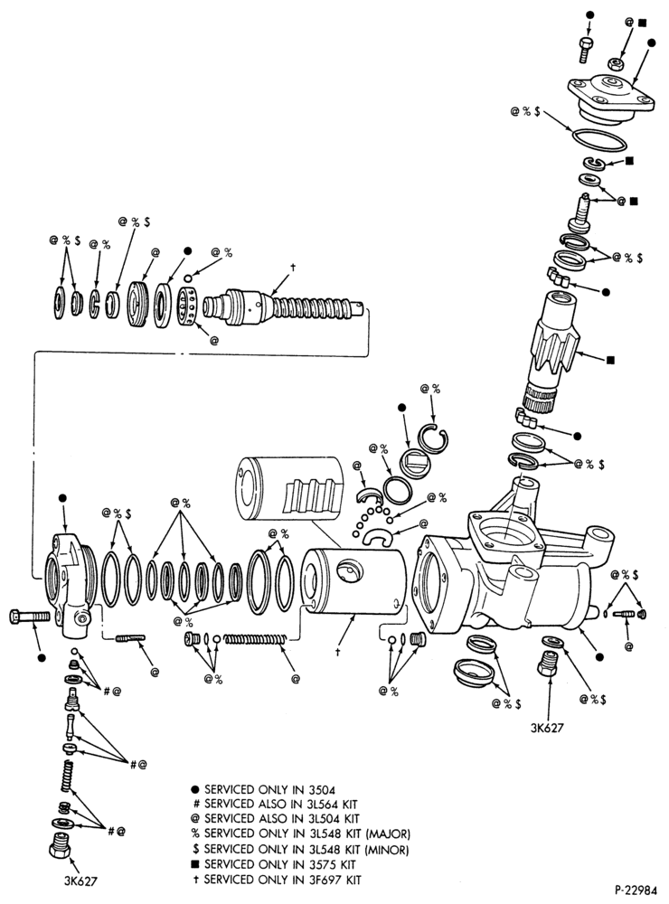 FRONT SUSPENSION AND STEERING-(1989)-Bendix C-300-F600/900