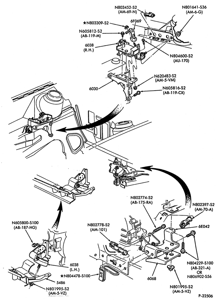 ENGINE-Engine supports - A/T