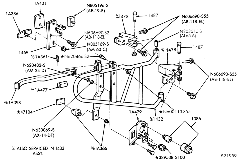 SPARE WHEEL CARRIER-(1988/) - swing away-B