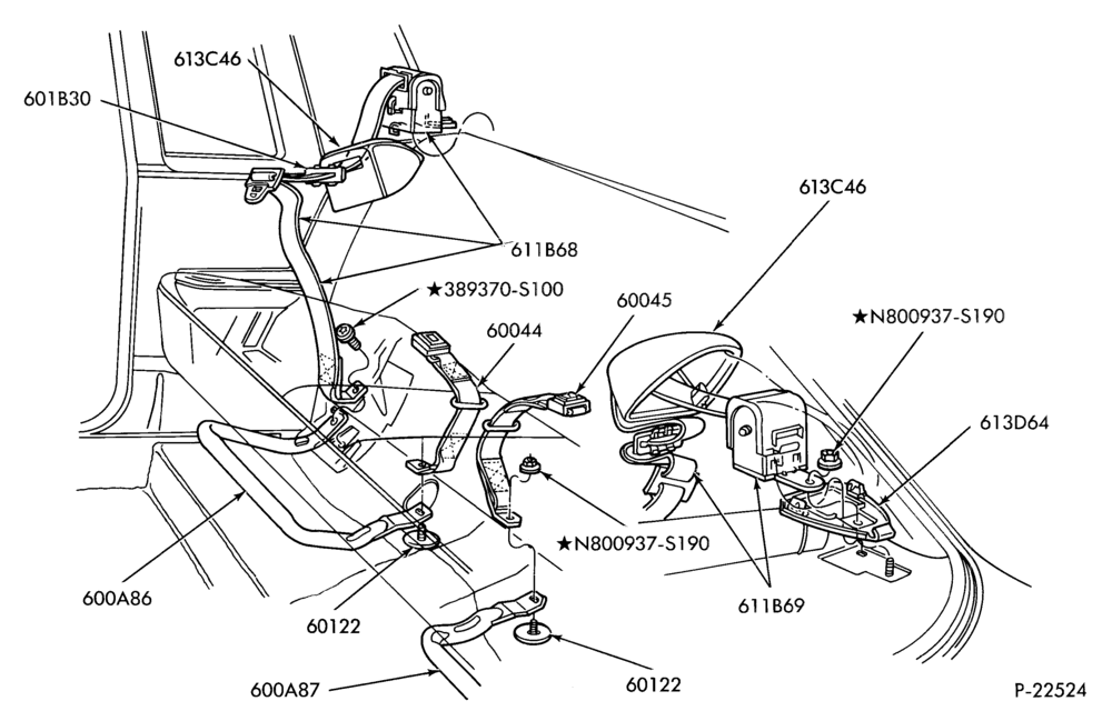 Схема установки F3ZZ-66613C46-A