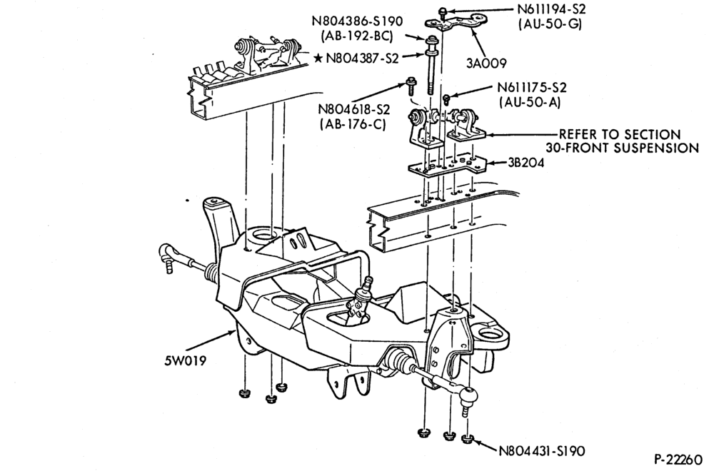 50 - EXHAUST SYSTEM-FRAME  - number one crossmember-(1987/)-A