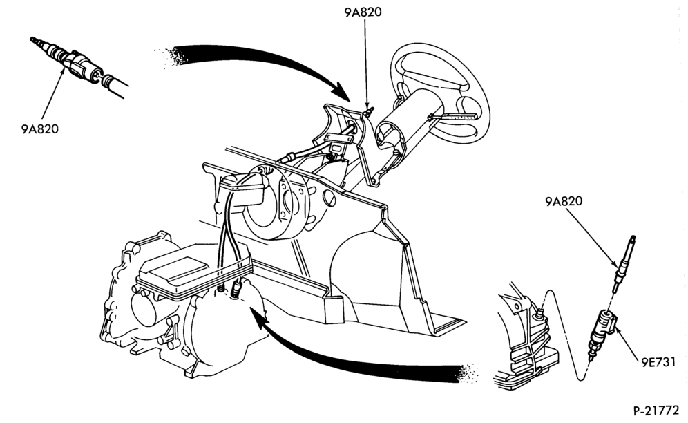 175.2 - SPEEDOMETER, BUMPERS, MIRRORS AND WIPERS-Speedometer cable
