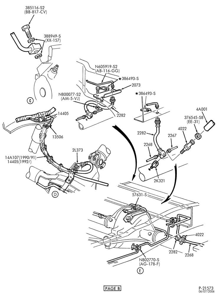 20 - BRAKES-(1989) - anti-lock - Page B-U150
