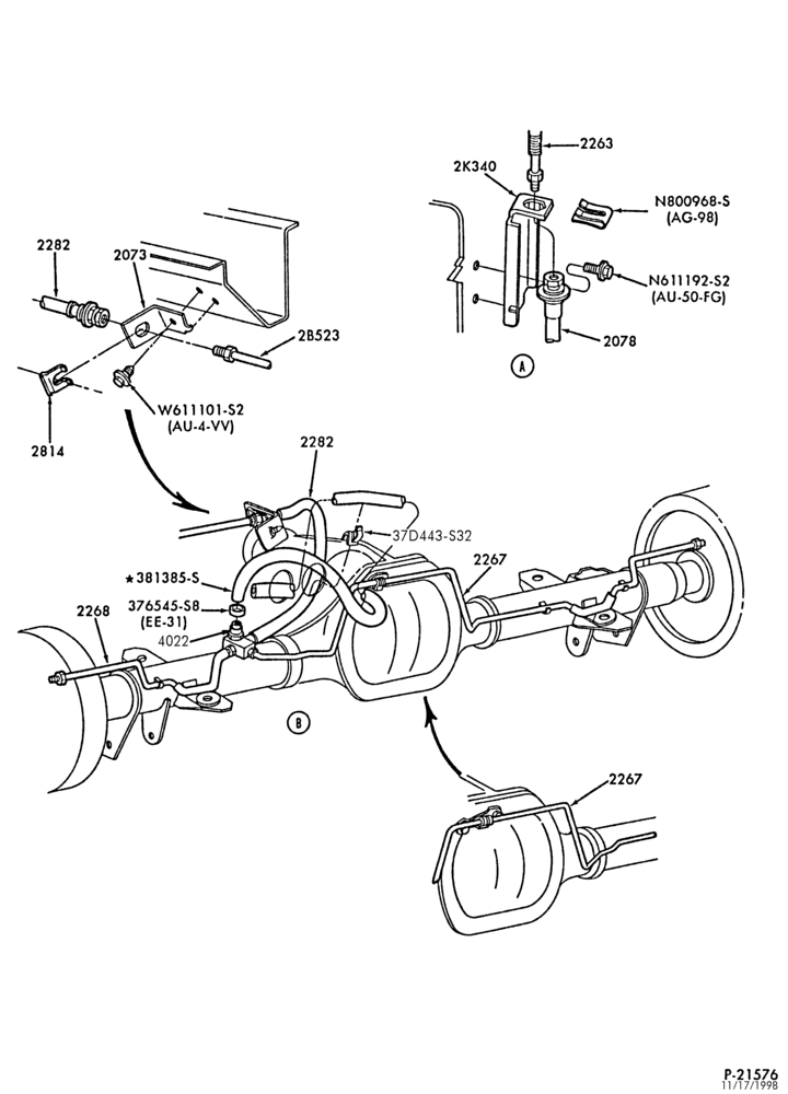 20 - BRAKES-(1989) - w/anti-lock - Page B-A