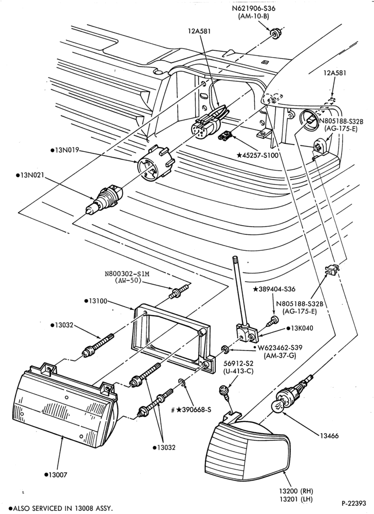 130 - LAMPS-Headlamp, parking & front fender side marker