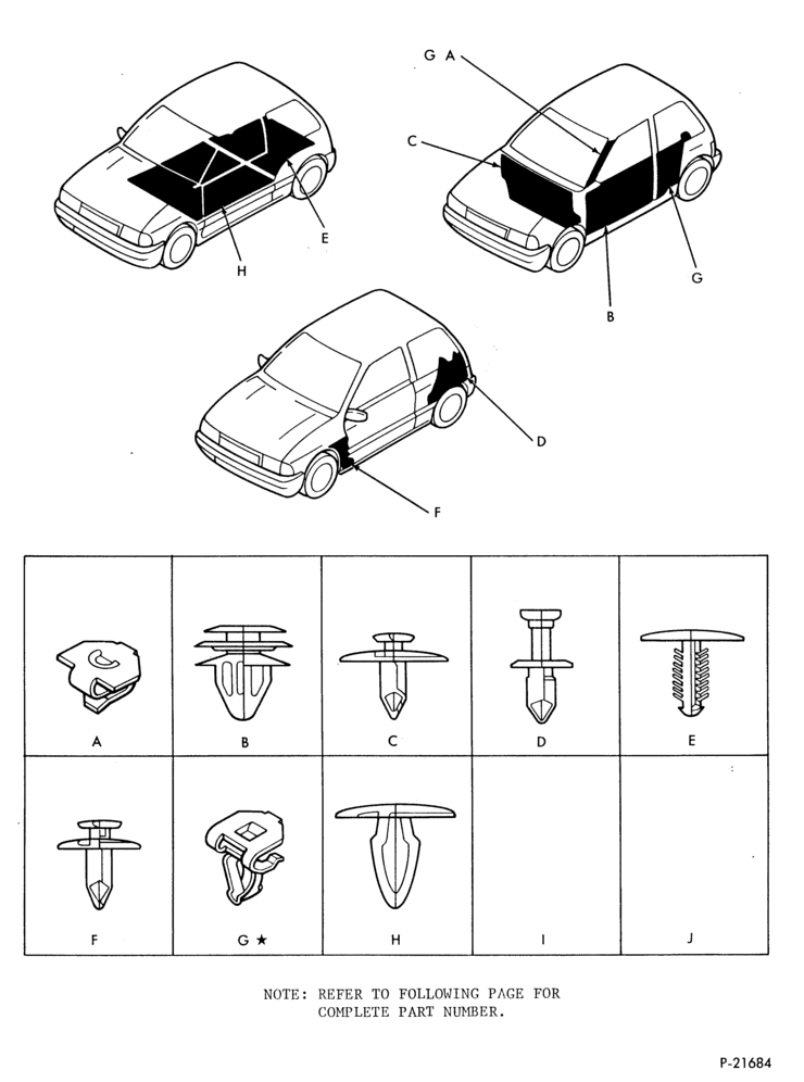 BT - SOFT, INTERIOR TRIM-Trim clips & fasteners