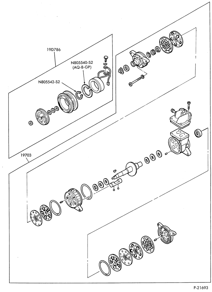 197 - AIR CONDITIONER-Compressor & clutch