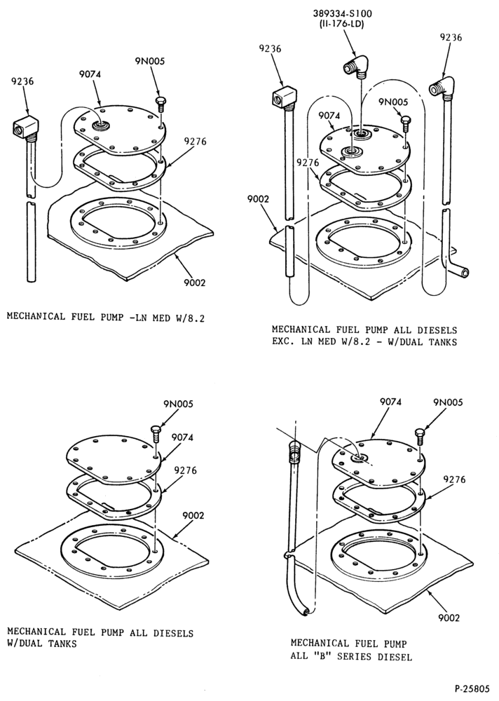 93 - CUMMINS-Fuel tank draw & return lines