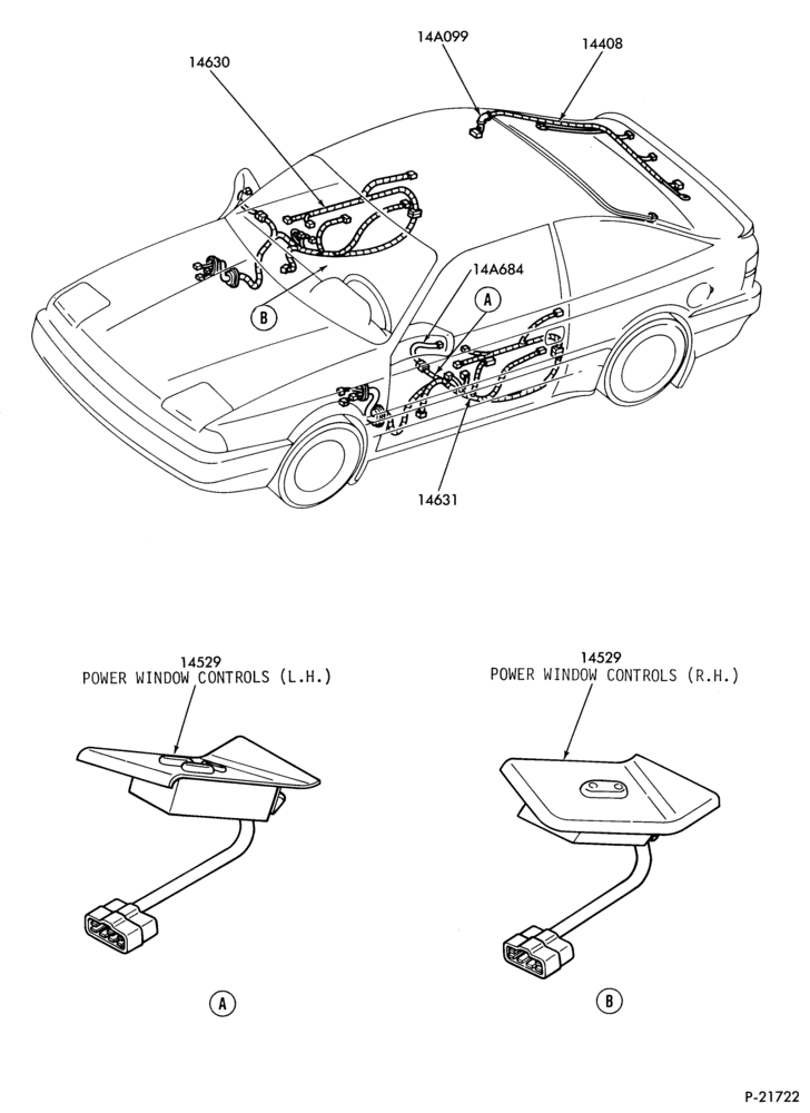 140.2 - ELECTRICAL SYSTEMS-Power window controls and wiring