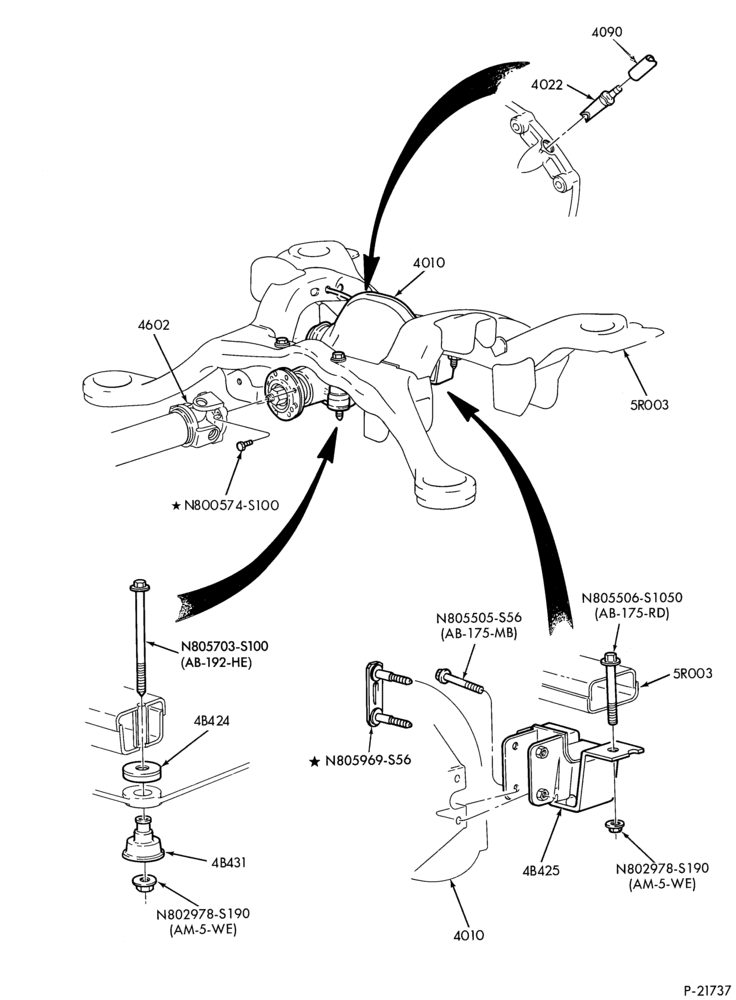 40 - FRONT SPRING AND STABILIZERS-FRAME