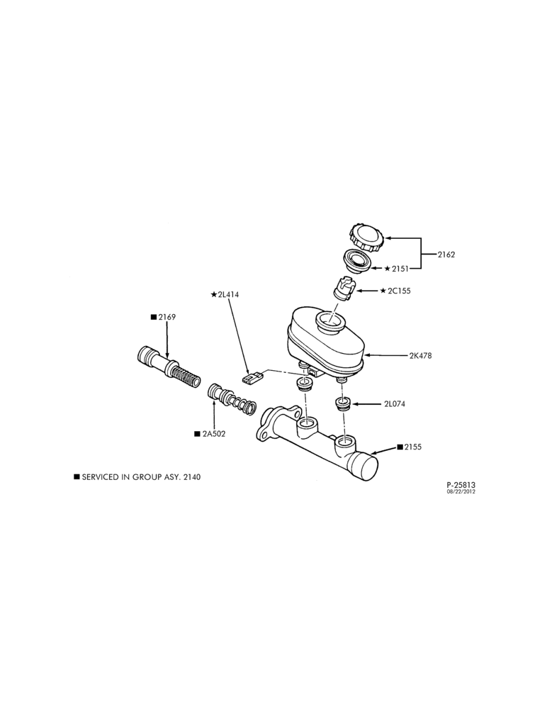 BRAKES-Brake master cylinder assembly-R