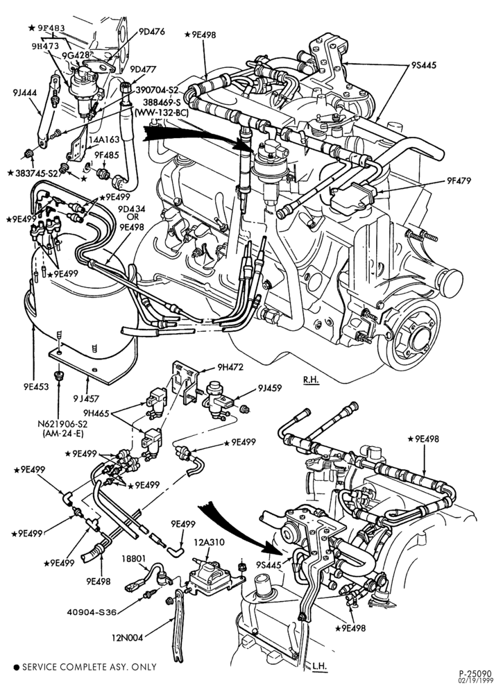 94.1 - 8 CYL. 5.8L - GAS-Emission system - exhaust gas recirculation (E.G.R.) - E250/350 - over 8500# G.V.W.