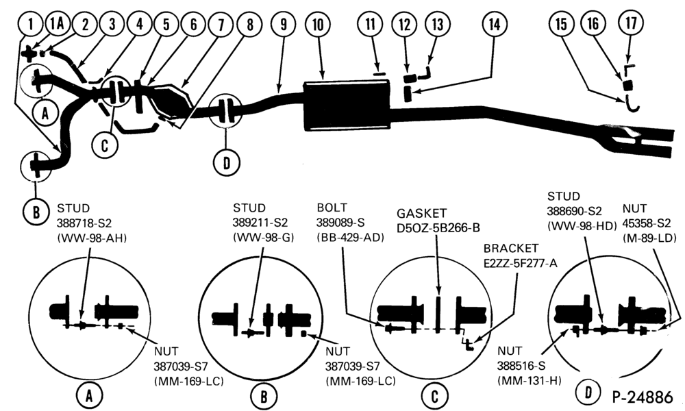 Схема установки E2ZZ-5F277-A