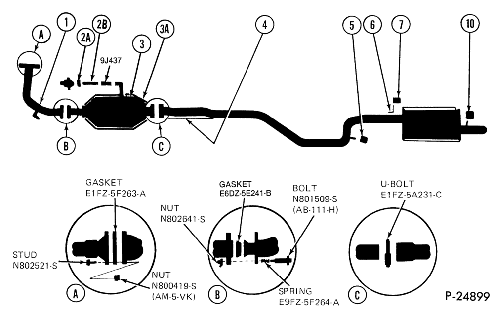 52.90 - FRONT SPRING AND STABILIZERS-(W) 4 CYL. 1.9L. W/EFI 50 STATES & CANADA