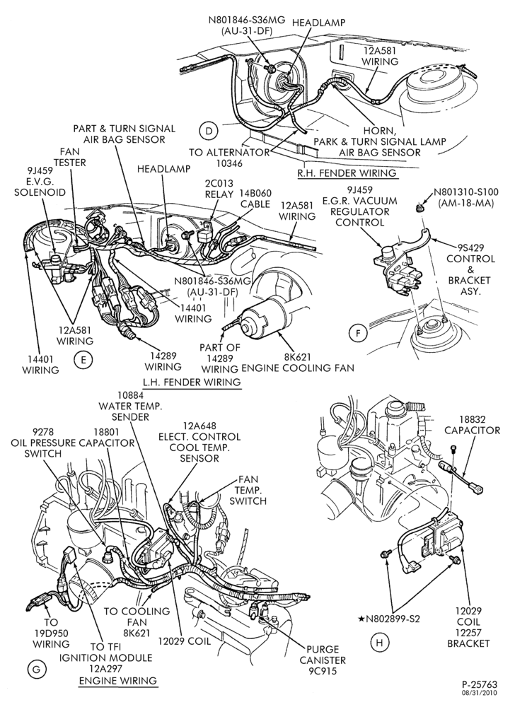 94.7 - FUEL TANK AND LINES-Electronic engine control (E.E.C.) - Page B