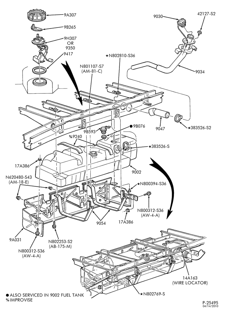 90 - 6 CYL. 3.0L - EXC. SOHC-Fuel tank & related parts