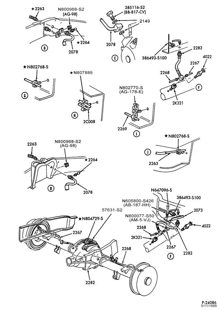 20 - BRAKES-Brake system - without anti-lock - Page B-U150