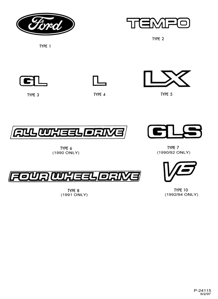 EM - TEMPO - NAME PLATES