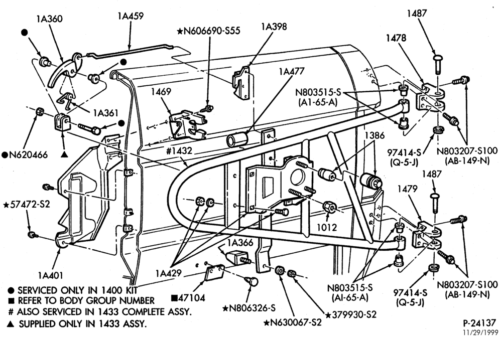 10.1 - WHEELS-Spare wheel carrier - swing away-U150