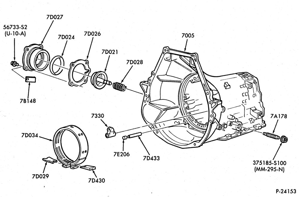 A70.3 - C6 TYPE-INTERNAL PARTS - Servo & band - intermediate-F150/350