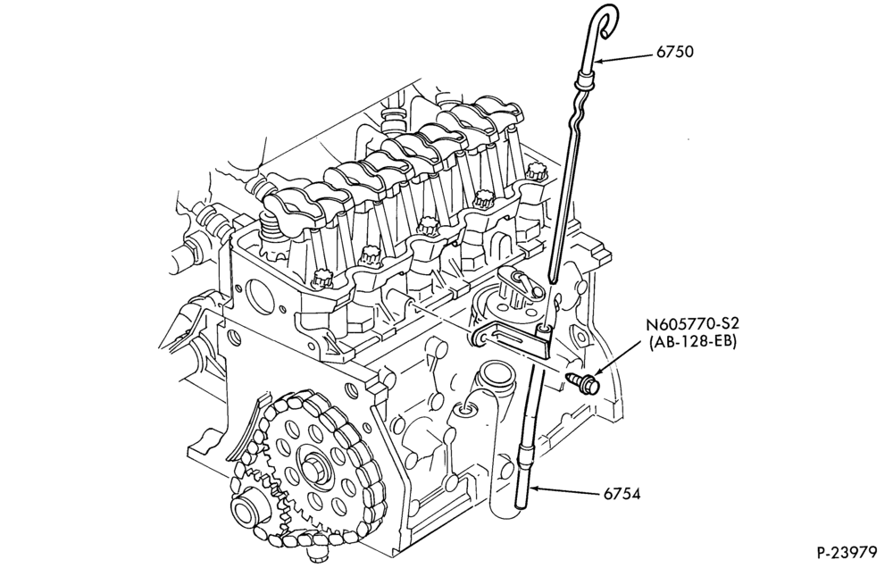 ENGINE-Oil level indicator