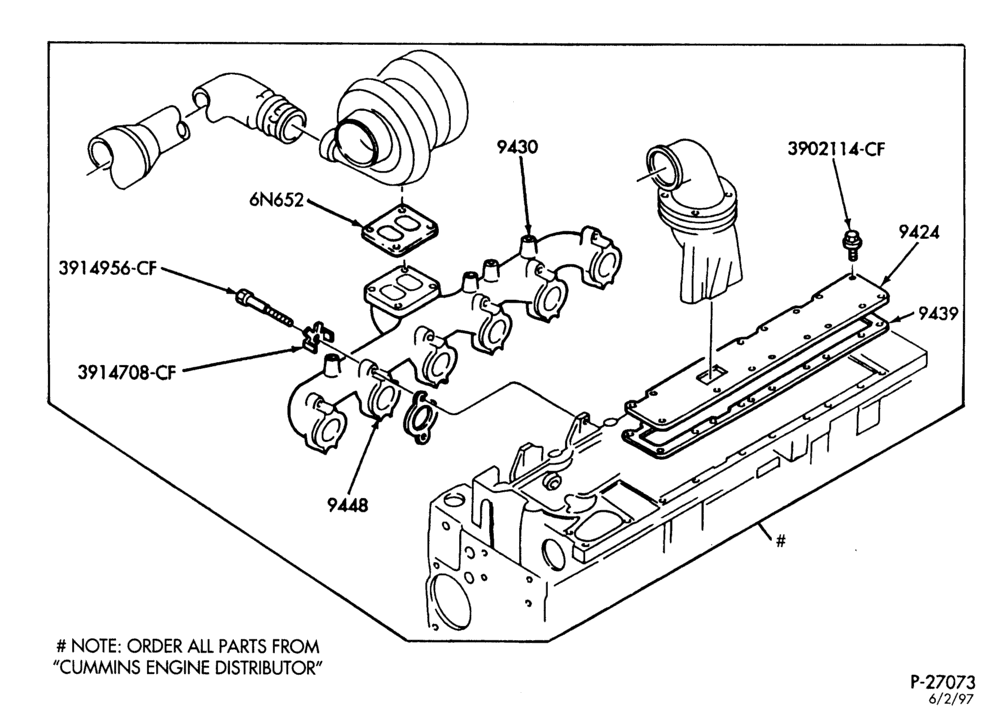 93.1 - FUEL SYSTEM AND CALIBRATION-Manifold and related parts - intake - FD-1460